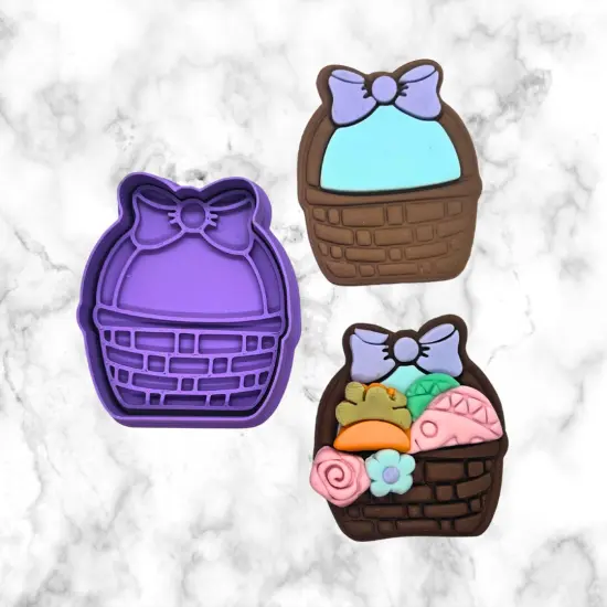 Easter Basket 2 Inch Collection Cutter and Embosser {3}