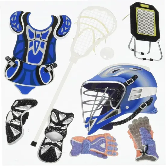 Jolee's Boutique Lacrosse Dimensional Stickers {1}