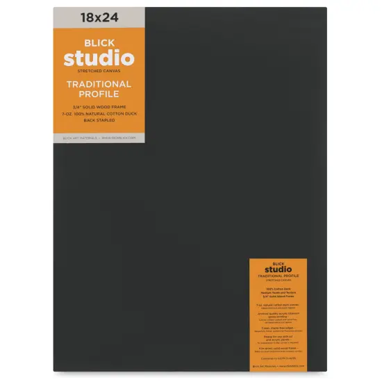 Blick Studio Cotton Canvas - 18" x 24", Traditional Profile {1}