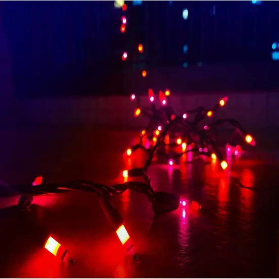 23 Feet Halloween Purple Orange Lights String {5}