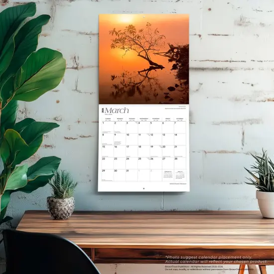 Missouri Wild & Scenic | 2026 12 x 24 Inch (Hanging) Monthly Square Wall Calendar | Plastic-Free {5}