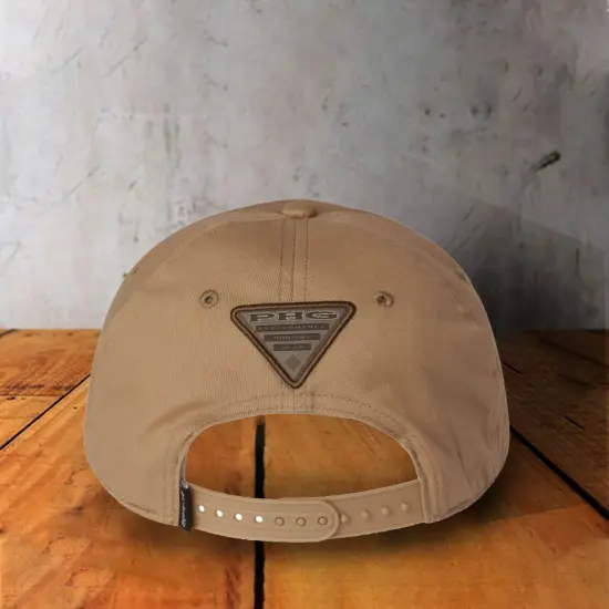 1 Count PHG Terminal Shot Snapback Cap Five Panel Unstructured Cotton Flat Bill Black {6}