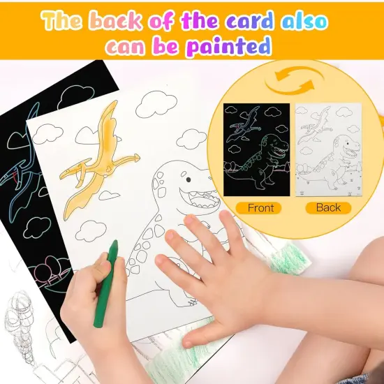 3 Set Scratch Paper Art {4}