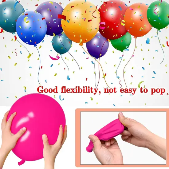 68Pcs Pink Balloons Kit 12 Inch Metallic Pink Balloon(pink) {2}