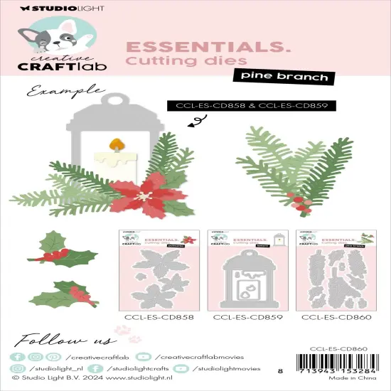 Studio Light Essentials Cutting Die-Nr. 860, Pine Branch {3}