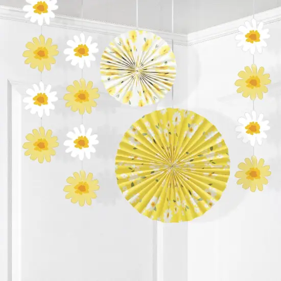 Sweet Daisy Hanging D&eacute;cor Kit (5/Pkg) {3}