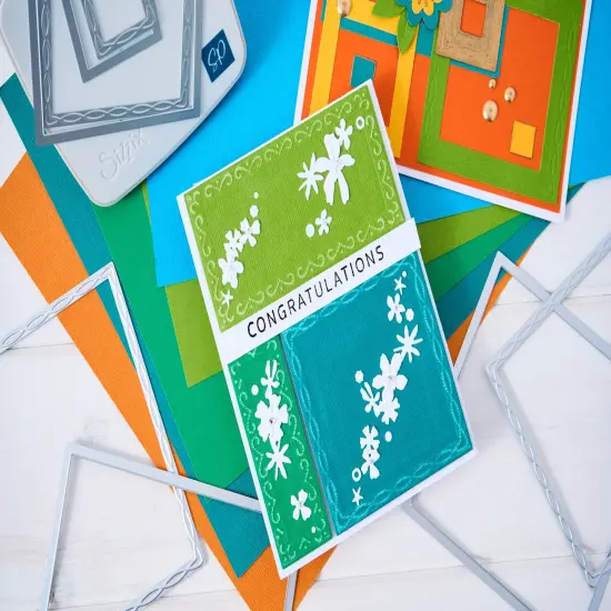 Sizzix Framelits Die Set By Stacey Park 11/Pkg-Fanciful, Yvette Interlaced Squares {5}