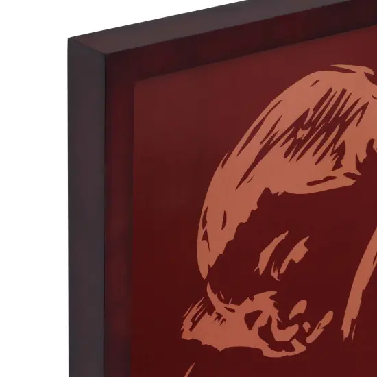 Ambiance Gallery Wood 1.5" Deep Picture Frames - 24x30" Mahogany Wood Frame, Shatter-Resistant Acrylic Glazing & MDF Backing, Horizontal or Vertical Wall Display {3}