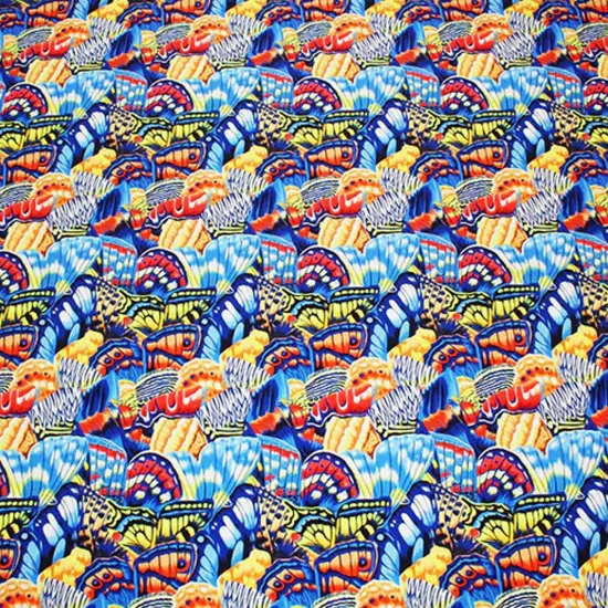 Butterfly Fields Printed Spandex {2}