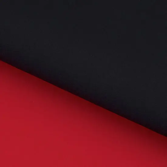 Twin Flo 2 tone Recycled Polyester & Nylon Spandex Fabric Black/Brick Red {1}