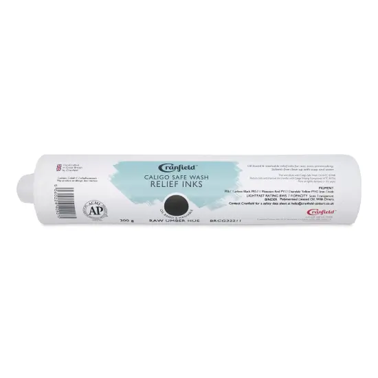 Cranfield Caligo Safe Wash Relief Ink Cartridge - Raw Umber (Hue), 300 g {1}