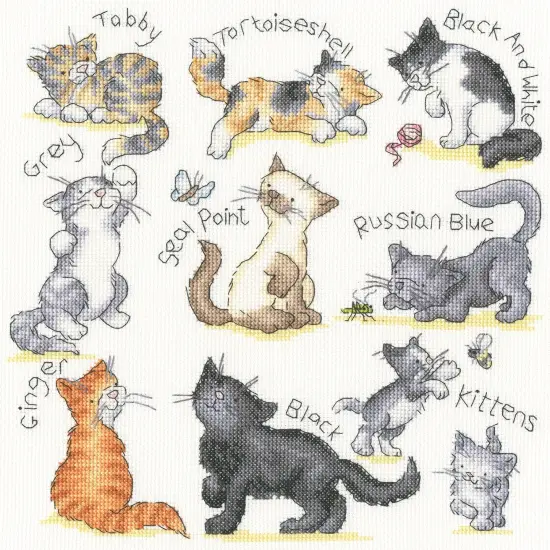 Meow! XKG15 Counted Cross Stitch Kit {1}