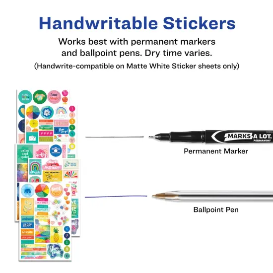 Avery + Amy Tangerine Designer Collection Planner Stickers, 20 Sheets of Weekly Planner Stickers, Set of 744 Planner Stickers, Monthly and Daily Accessories for Journals and Calendars (6782) {4}