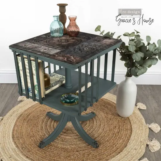 A1 Decoupage Fiber - Carved Stonework - 1 sheet, A1 size {5}