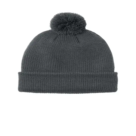 Port Authority&reg; Cozy Pom Beanie Marshmallow {7}