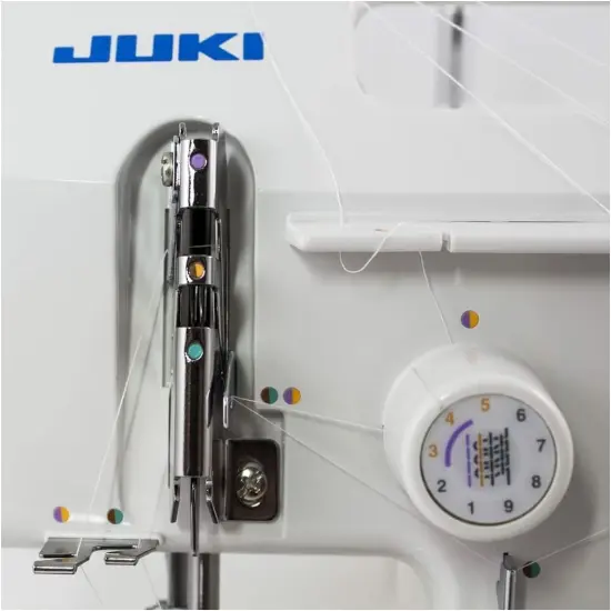 JUKI MO-655 2/3/4/5 Thread Serger Sewing Machine with Pearl Finish {5}