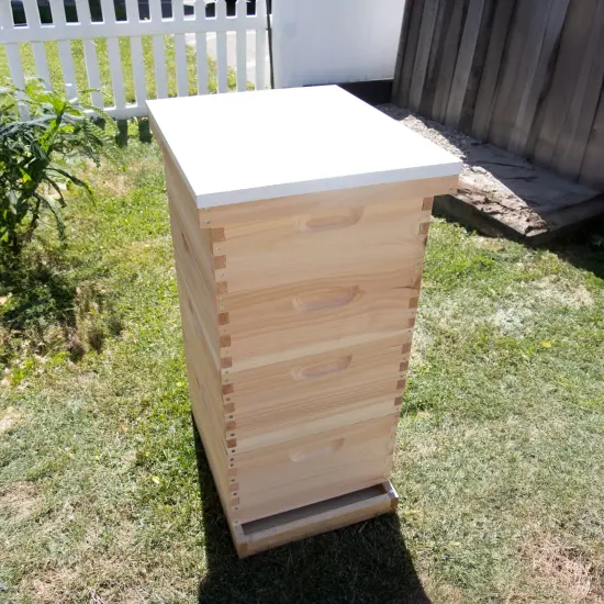 Stoney Acres Beekeeping Beehive Cover, Telescoping Assembled, for 10 Frame Honeybee Hive, Amish Made {4}