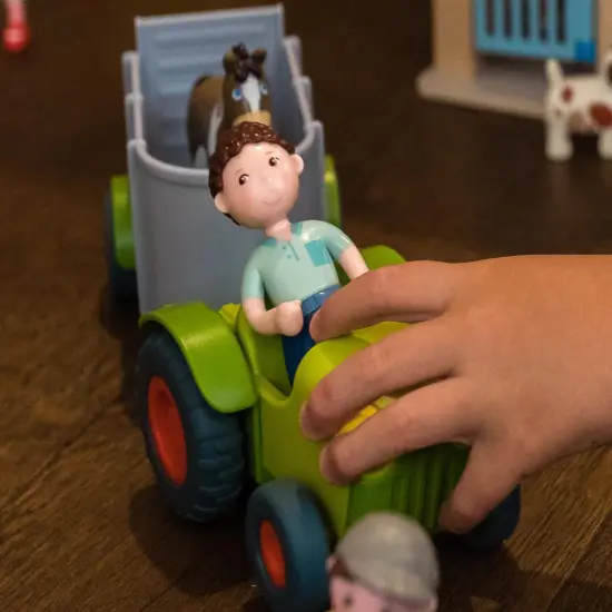 HABA Little Friends Foal Abby - 3.75" Farm Animal Toy Horse Figure Multicolor {4}