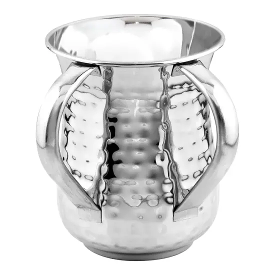 Wash Bowl & Cup Set Hammered Design {3}