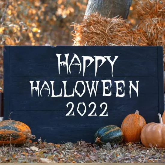 36pcs Halloween Letter Stencils(Painting) {5}