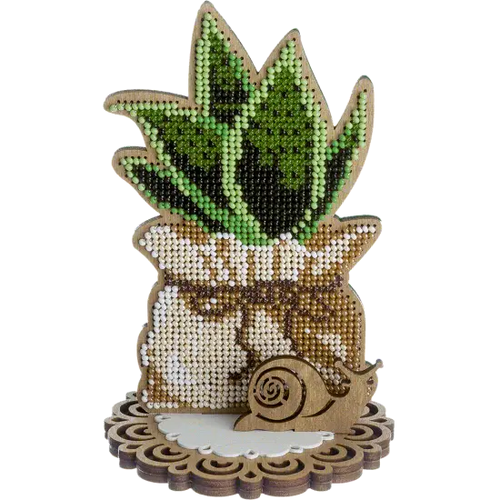 Bead embroidery kit on wood FLK-409 {2}