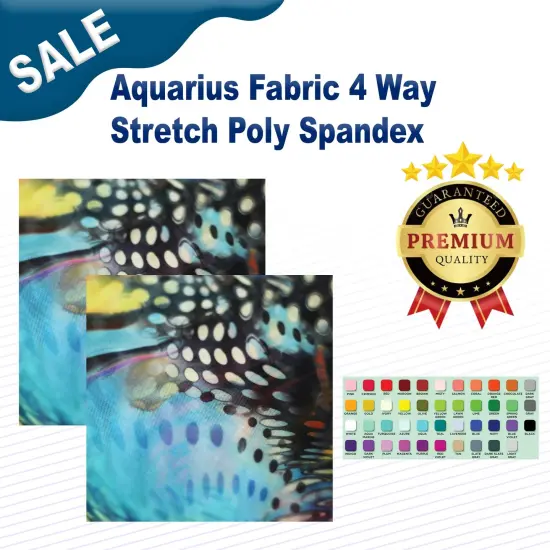 Aquarius Fabric 4 Way Stretch Poly Spandex Foil {2}