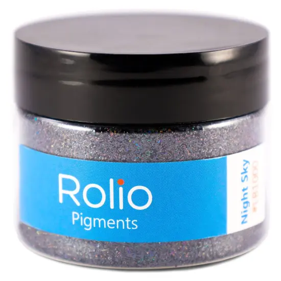 Rolio - 1 Jar Vibrant Holographic Glitter (Night Sky) - 1 oz {1}