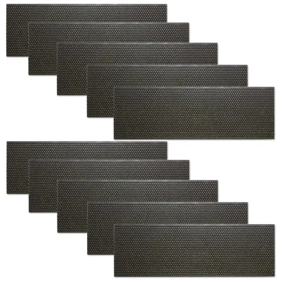 Honey Keeper Bee Frame Foundations - Beeswax Coated Black Foundation Sheets for Beehives, 10 Pack {2}