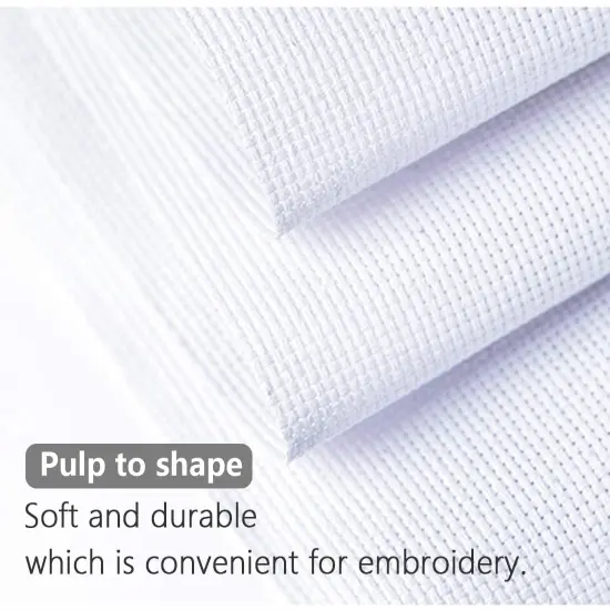 Cross Stitch Aida Fabric 14 Count, 59 by 39 Inch Large Size, Classic Reserve Cross Stitch Aida Cloth for Home DIY Embroidery Decoration {4}