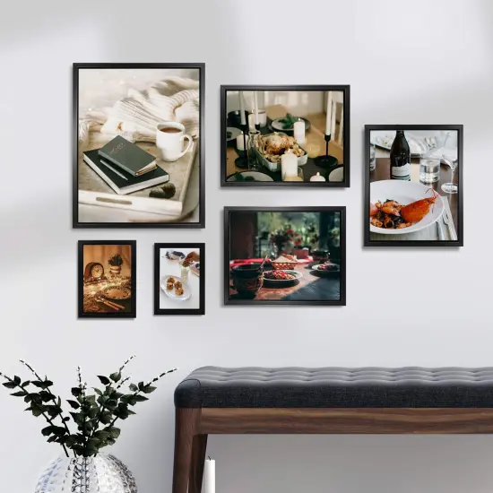 Giverny 8x10 Picture Frames, Black Photo Frames for Wall or Tabletop Display, Simple Design Glossy Finish Frame Perfect for Home Decoration, Office, Hotel and Various Ceremonies Praties {2}