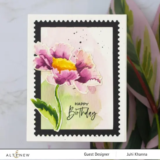 Build-A-Flower: Candystripe Cosmos Layering Stamp & Die Set {2}