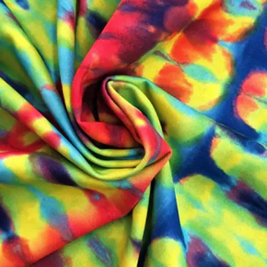 Summer Vibes Double Sided Printed Spandex Fabric {5}