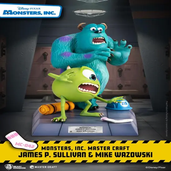 Disney Monster Inc James P. Sullivan and Mike Wazowski Table Top Statue {3}
