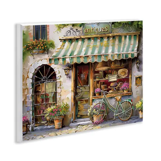 Stupell Industries Charming Antique Shop Wall Plaque Design by Arlington Prints {3}