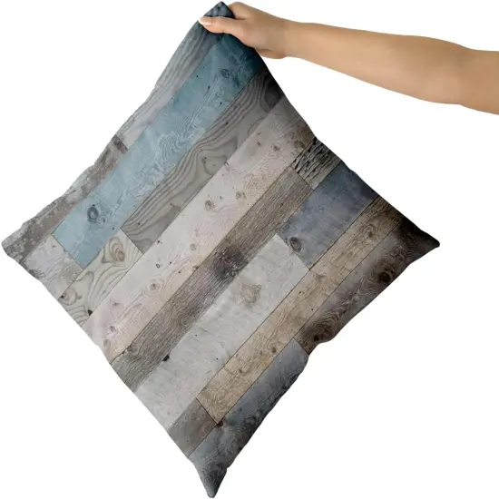 Wood Grain Throw Pillow Covers, Vintage Barnwood Cushion Covers, Rustic Wooden Country Style Square Pillowcases for Sofa Couch Bedding Farmhouse Deco {3}