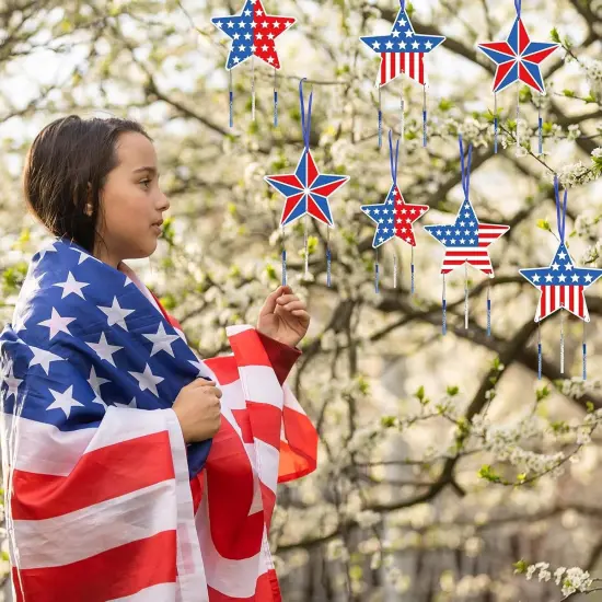 12 Pack Star Wind Chime Kit for Kids {3}