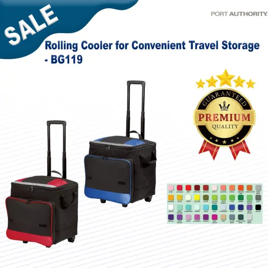 Port Authority&reg; Rolling Cooler for Convenient Travel Storage {2}