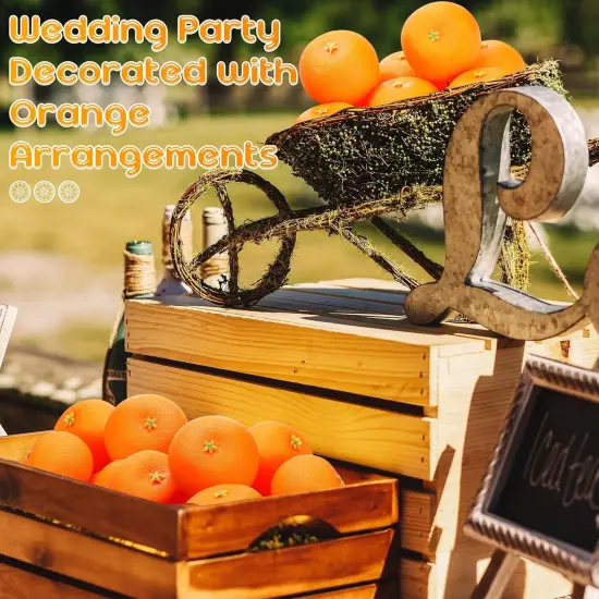 24 Pcs Fake Oranges for Decoration {5}