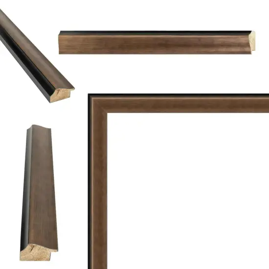 Vintage Brushed Rust Copper Black Picture Frame 30x40 frame {3}