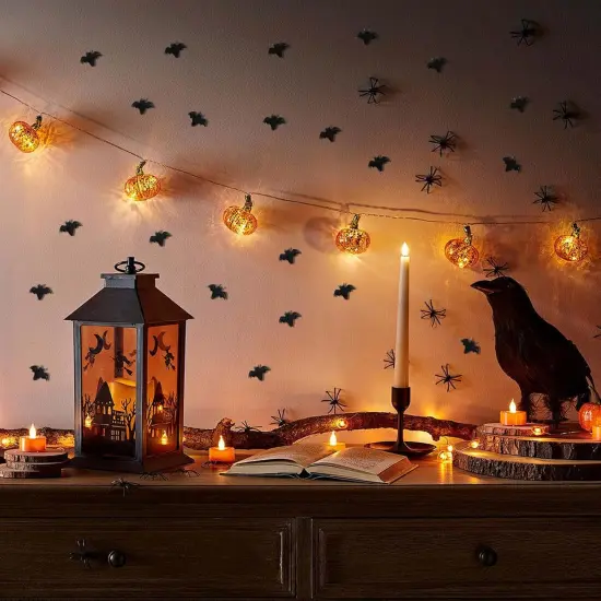 100PCS Halloween Miniature Bats Dollhouse {3}