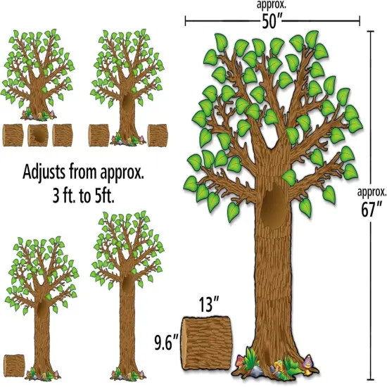 Seasonal Tree Bulletin Board Display Set (4405), Multi Color {4}