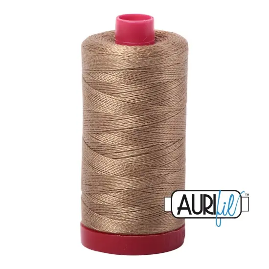 Toast (6010) | 12wt Large Spool (325M / 356Y) | Aurifil Thread {1}