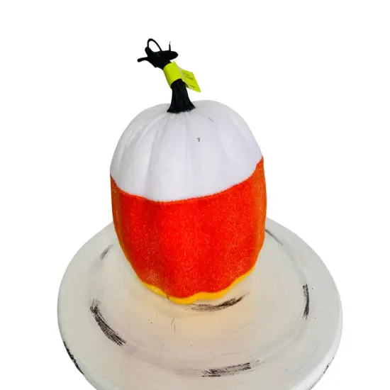 Sweet Harvest Delight: Orange/Yellow/White Candy Corn Foam Pumpkin-56697HAL {1}