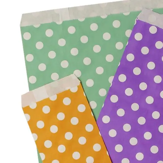 Small Dots Merchandise Bags Compact 3 1/4" x 5 1/8" {6}