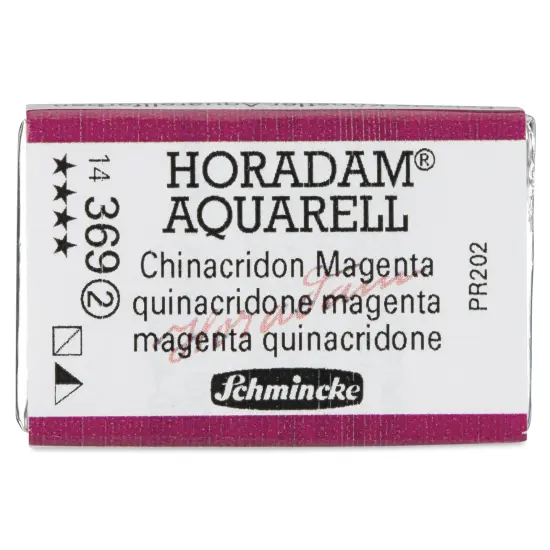 Schmincke Horadam Aquarell Watercolor - Quinacridone Magenta, Full Pan {1}