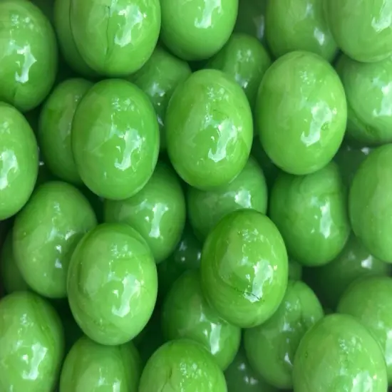 YOU CHOOSE COLOR Glass Marbles 25mm (1 inch) SHOOTER Taw Lot of 5 Lime green {6}