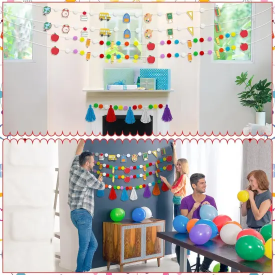 5 Pcs 9.84 ft Back to School Garland {5}