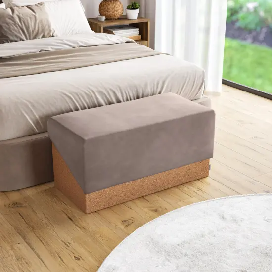 Seville Classics The Vineyard Collection Cork Storage Trunk Taupe {4}