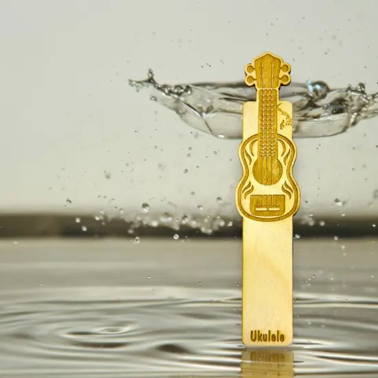 Bookmark - Ukulele - birch wood {4}