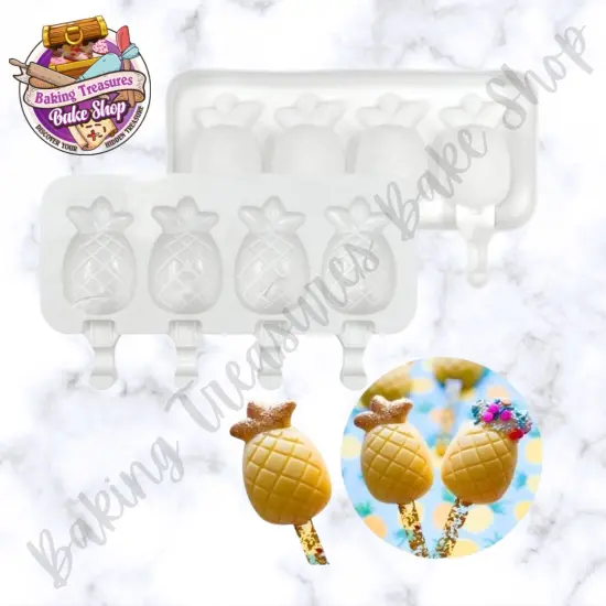 Pineapple Cakecsicles/Popsicles Mold {1}